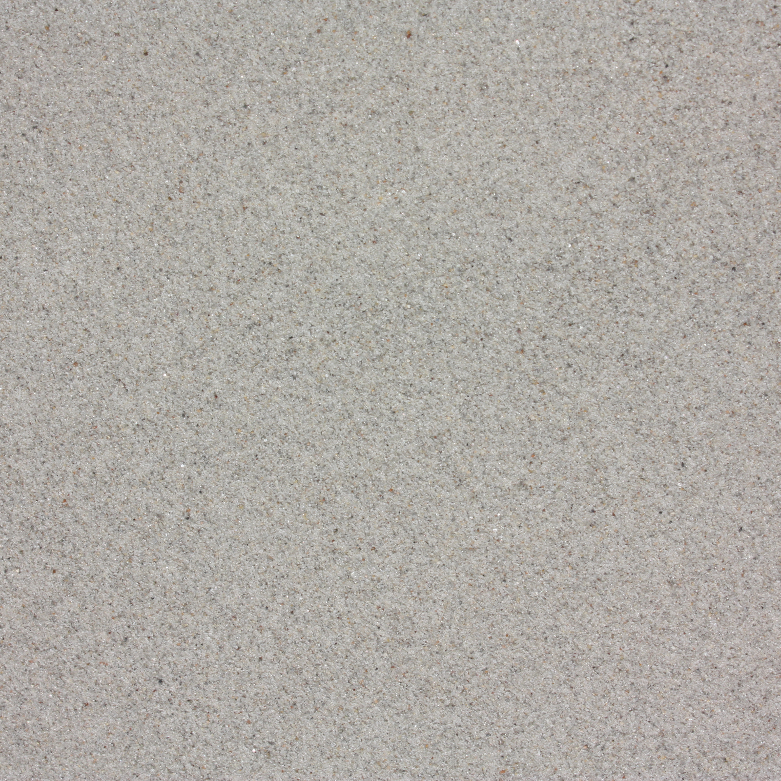 Vogelsand Naturgrau, 0,1–0,4 mm, 25 kg: Übersicht der Sandoberfläche.