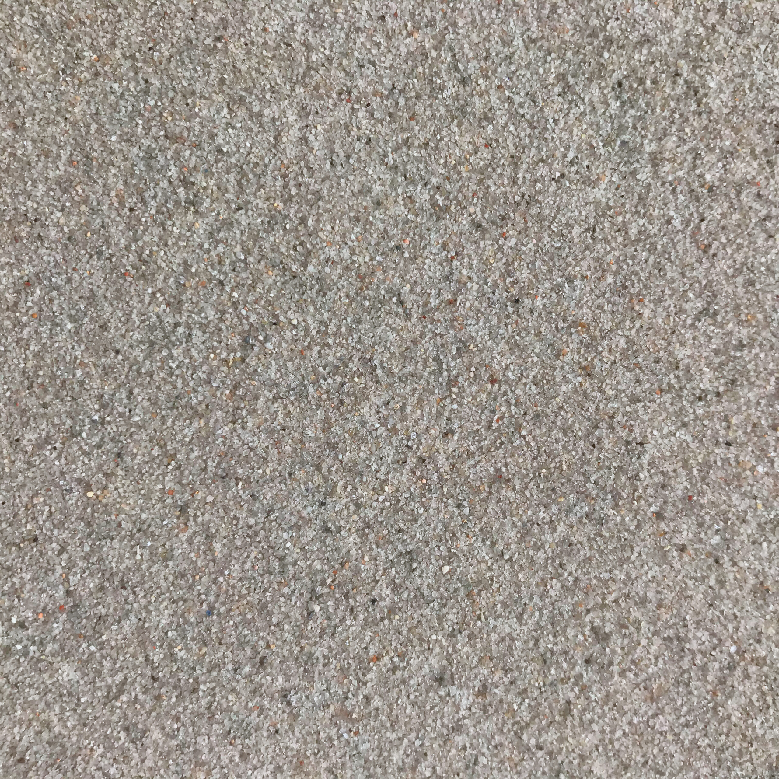 Aquariumsand Naturgrau, 0,2–0,5 mm, 15 kg: Übersicht der grauen Kornstruktur.