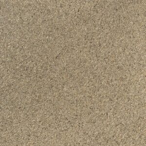 Naturbeiger Quarzsand, Körnung 0,3–0,8 mm: Nahaufnahme der Kornoberfläche.