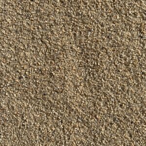 Naturbeiger Quarzsand, Körnung 0,63–1,25 mm: Nahaufnahme der Kornoberfläche.