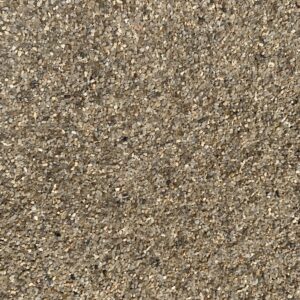 Naturbeiger Quarzsand, Körnung 1,0–1,6 mm: Nahaufnahme der Kornoberfläche.