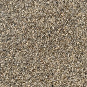 Naturbeiger Quarzsand, Körnung 1,0–3,15 mm: Nahaufnahme der Kornoberfläche.