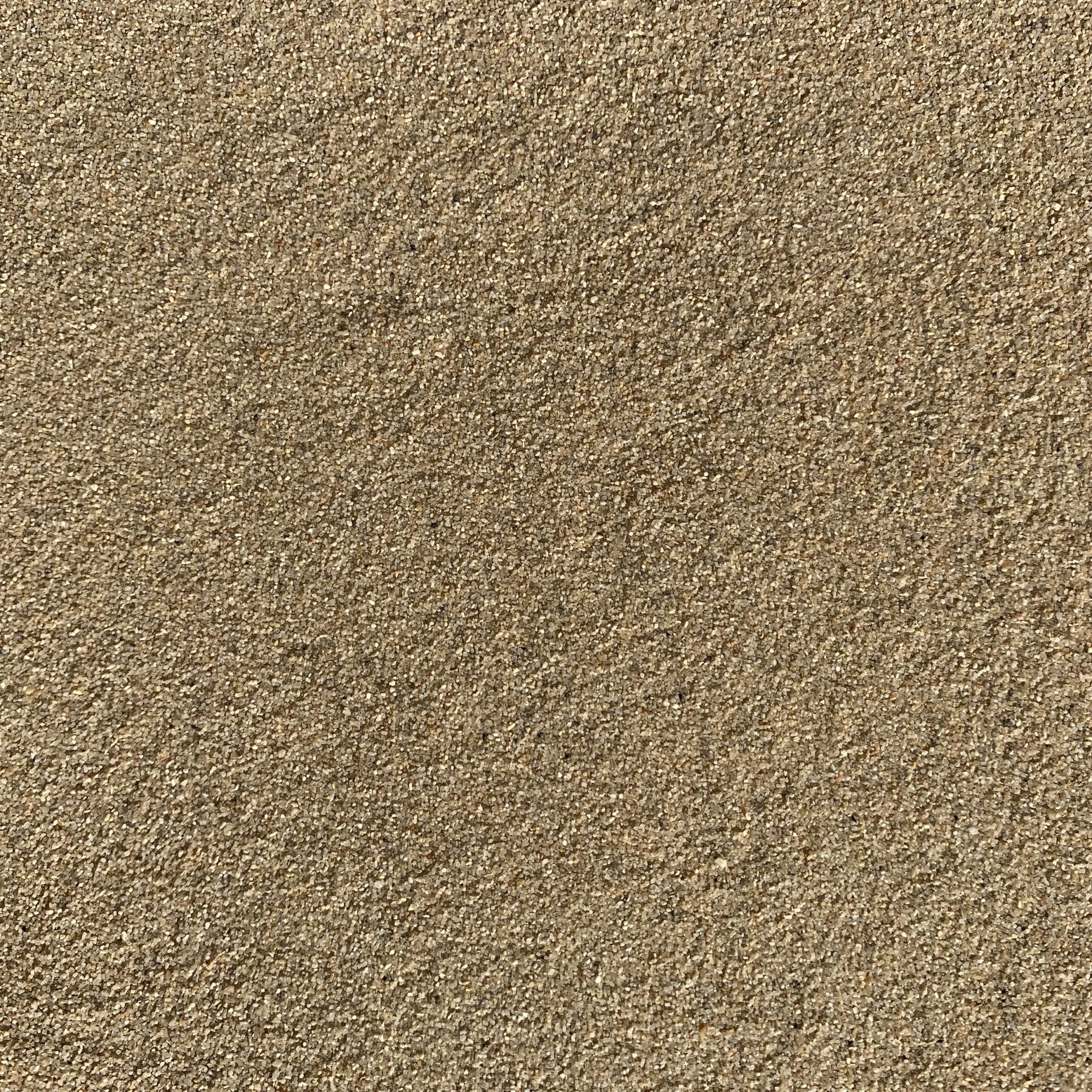 Rasensand Naturbeige, 0,2–0,7 mm, 25 kg: Übersicht der beigen Sandoberfläche.