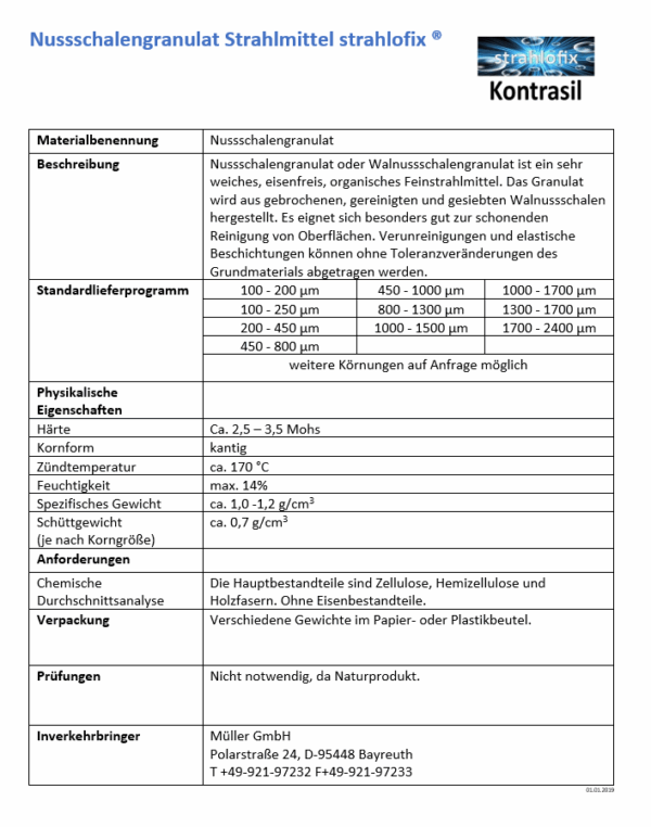 10 kg Nussschalengranulat WalnussGranulat Strahlmittel Softstrahlmittel Tumbler – Bild 4