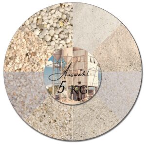 5 kg weißer Quarzsand Industriesand für Kunstharz Einstreuung Füllsand Sand