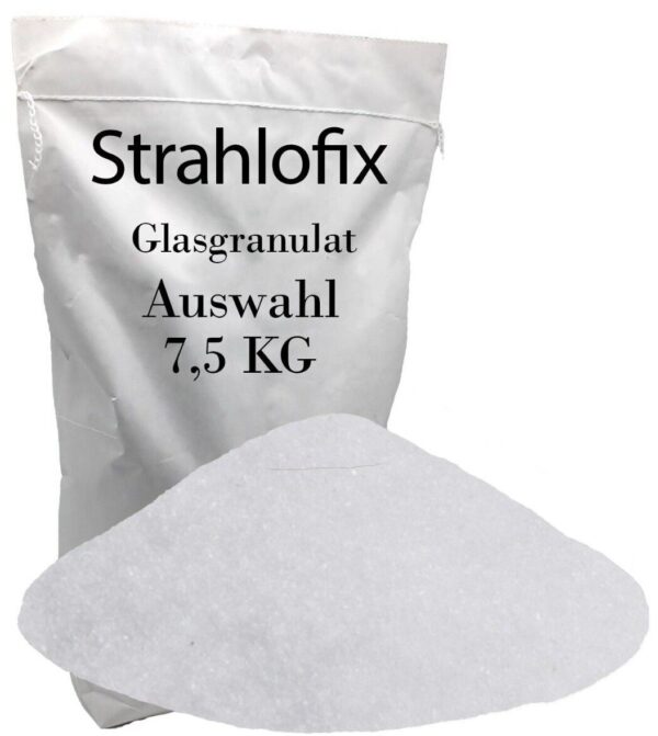 75 kg Glasgranulat Strahlmittel Strahlgut Glasbruch Strahlgranulat Sandstrahlen 145910033200