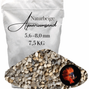 Aquariumkies 5,6-8,0 mm Aquariumsand Aquariensand Aquarienkies 7,5 KG Bodengrund