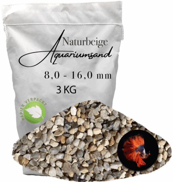 Aquariumkies 80 160 mm Aquariumsand Aquariensand Aquarienkies 3 kg Bodengrund 145899682420
