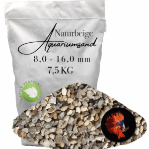 Aquariumkies 8,0-16,0 mm Aquariumsand Aquariensand Aquarienkies 7,5KG Bodengrund