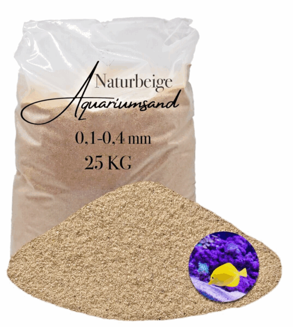 Aquariumsand 25kg Aquariumkies Aquariensand Aquarienkies Bodengrund Natursand 145653182570