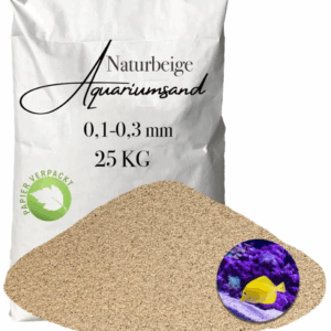 Aquariumsand Aquariumkies 0,1-0,3 mm Aquariensand Aquarienkies papierverpackt