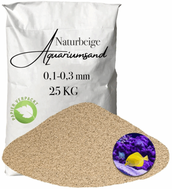 Aquariumsand Aquariumkies 01 03 mm Aquariensand Aquarienkies papierverpackt 145886860810