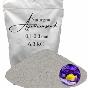 Aquariumsand Aquariumkies 0,1-0,3mm Aquariensand Aquarienkies Bodengrund 6,3 KG