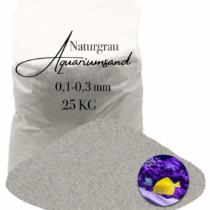 Aquariumsand Aquariumkies 0,1-0,3mm Aquariensand Aquarienkies Bodengrund grau