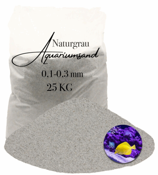 Aquariumsand Aquariumkies 01 03mm Aquariensand Aquarienkies Bodengrund grau 145836649850