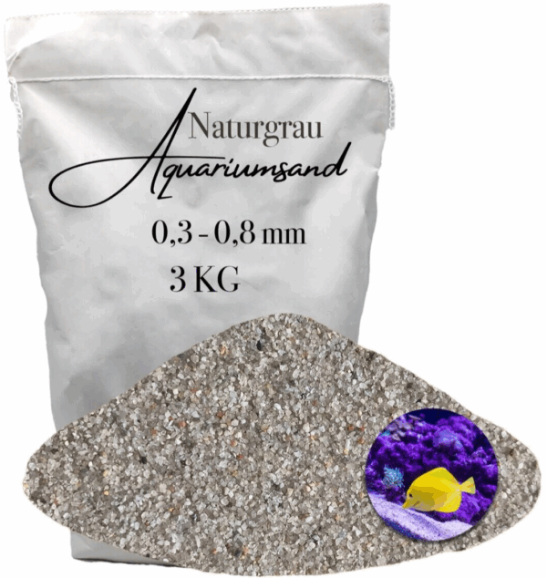 Aquariumsand Aquariumkies 03 08mm Aquariensand Aquarienkies Bodengrund 3 KG 145903448460