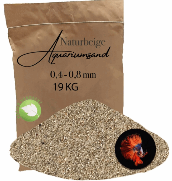 Aquariumsand Aquariumkies 04 08 mm Aquariensand Aquarienkies 19 kg Quarzsand 146399930740