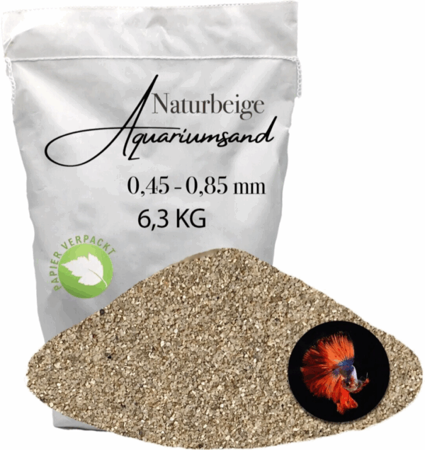 Aquariumsand Aquariumkies 045 085mm Aquariensand Aquarienkies 63kg Bodengrund 145900161190