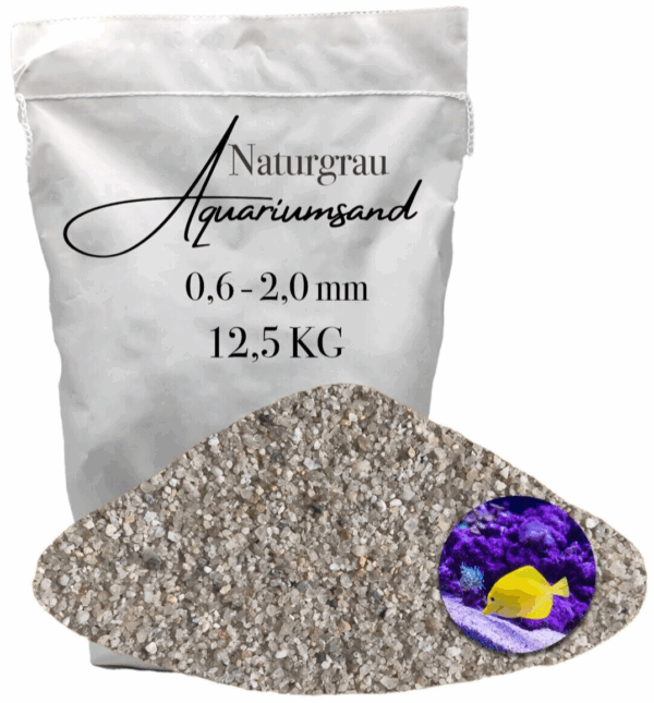 Aquariumsand Aquariumkies 06 20mm Aquariensand Aquarienkies Bodengrund grau 145905394840