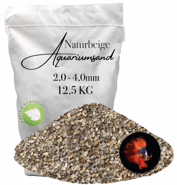 Aquariumsand Aquariumkies 125 KG Aquariensand Aquarienkies 20 40 mm Natursand 145898068290