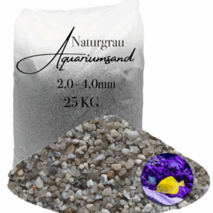 Aquariumsand Aquariumkies 20 40 mm Aquariensand Aquarienkies Bodengrund grau 145838780980