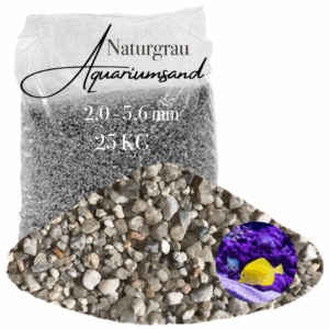 Aquariumsand Aquariumkies 20 56 mm Aquariensand Aquarienkies Bodengrund grau 145838783450