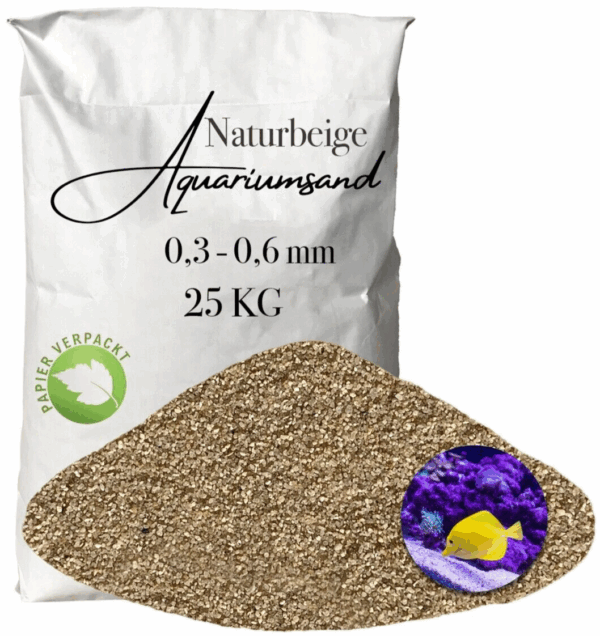 Aquariumsand Bodengrund Aquariumkies Aquariensand Aquarienkies papierverpackt 145888032390