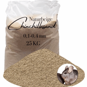 Chinchillasand Hamster natur 01 04mm 25kg Staubbad Badesand kantengerundet 145664125970