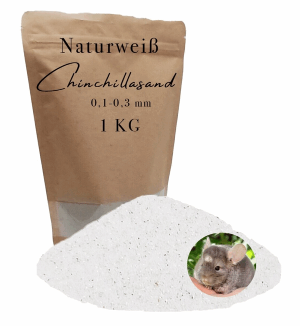 Chinchillasand weiss Badesand Staubbad Hamster Maeuse Ratten fein Fellpflege 145628794170