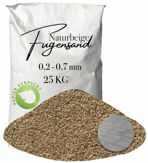 Einkehrsand Fugensand 02 07 mm Pflasterfugensand Terrasse Pflaster verfugen 145816656150