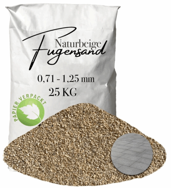 Einkehrsand Fugensand 071 125 mm Pflasterfugensand Terrasse Pflaster verfugen 145816663550