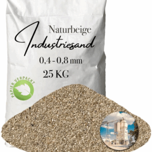 Industriesand Kunstharz Einstreuung 25 kg beiger Quarzsand Fuellsand 04 08mm 145821243960