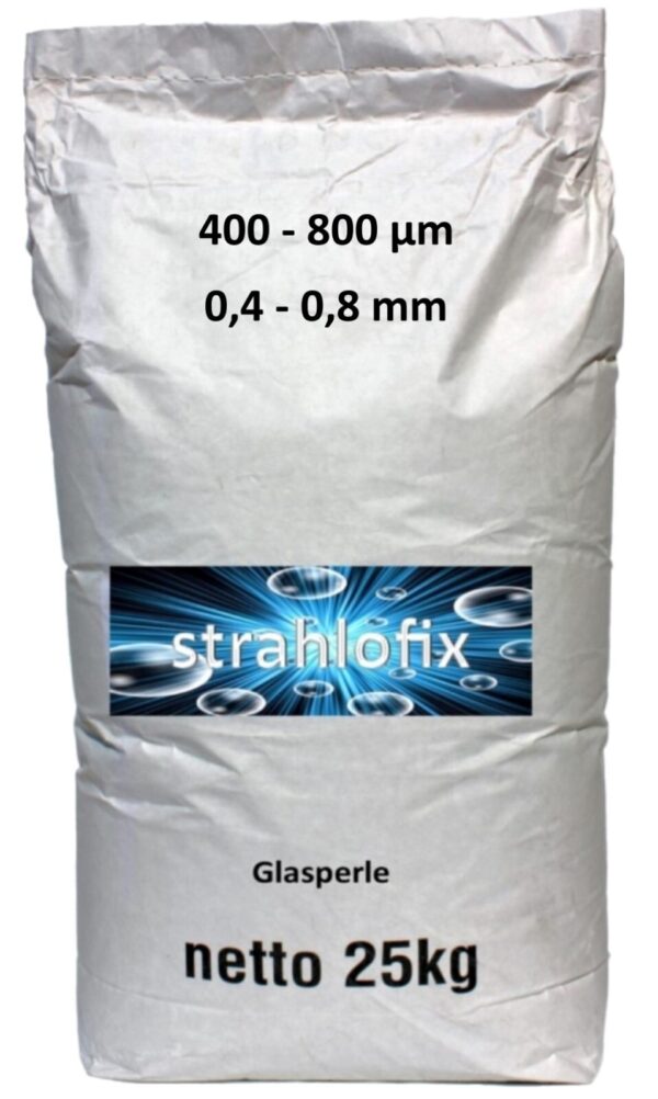 25 kg Strahlmittel Glasperlen Strahlglasperlen Glasstrahlen Sandstrahl Strahlgut – Bild 21