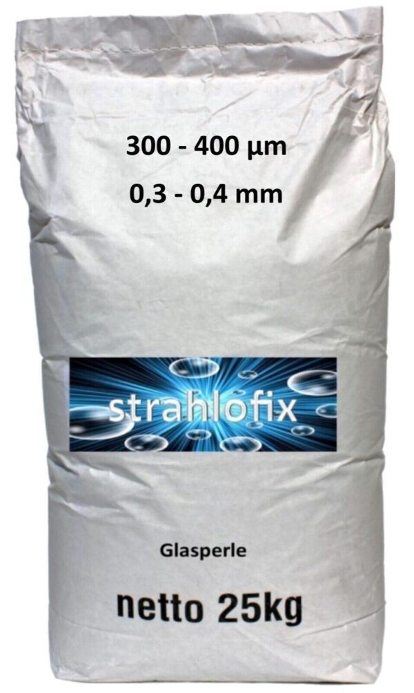 25 kg Strahlmittel Glasperlen Strahlglasperlen Glasstrahlen Sandstrahl Strahlgut – Bild 19