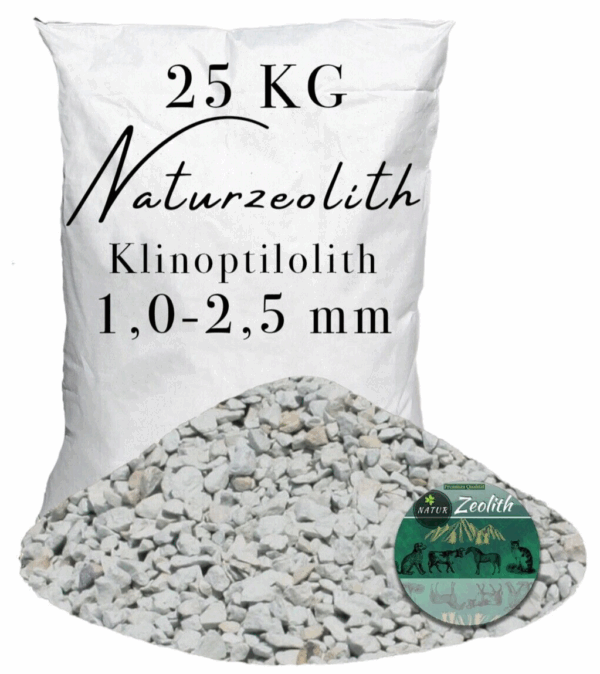 Zeolith 10 25 mm 25kg Phosphatbinder Klinoptilolith Zeoliet Filtermaterial 145735273740