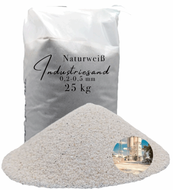weisser Industriesand Einstreuung 25kg Kristall Quarzsand Kunstharz Fuellsand Sand 145723195190