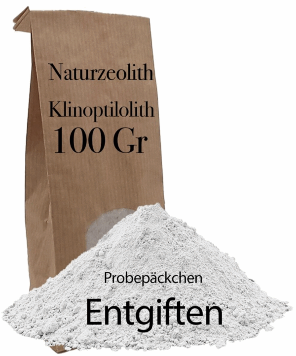 100gr Naturzeolith Klinoptilolith hochfein 50m Pulver Vulkanmineral entgiften 145865103271