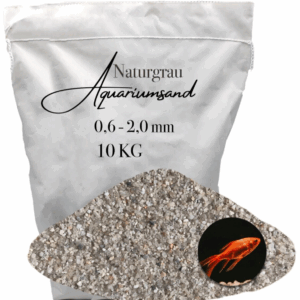 10KG Aquariumsand Aquariumkies 0,6-2,0mm Aquariensand Aquarienkies Bodengrund
