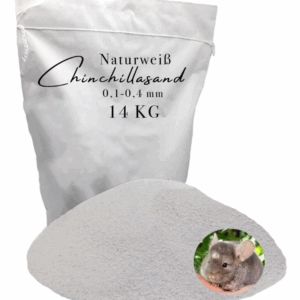 14 kg Chinchillasand weiss Badesand Staubbad Hamster Maeuse Ratten fein Fellpflege 146399930771