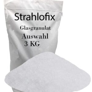 3 kg Glasgranulat Strahlmittel Strahlgut Glasbruch Strahlgranulat Sandstrahlen