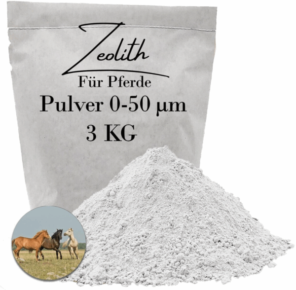 3000g Zeolith fuer Pferde Pulver 50m Vulkanmineral Klinoptilolith entgiften 100 145841936591