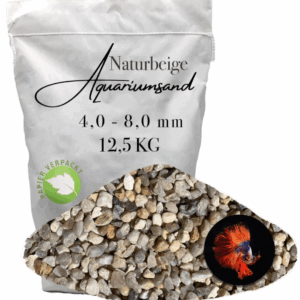 Aquariumkies 4,0-8,0 mm Aquariumsand Aquariensand Aquarienkies 12,5 kg Boden