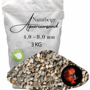 Aquariumkies 4,0-8,0 mm Aquariumsand Aquariensand Aquarienkies 3 kg Bodengrund