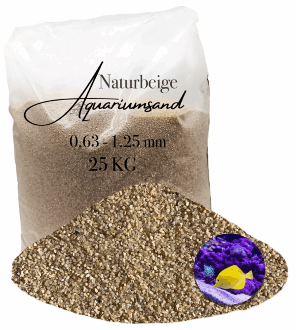 Aquariumsand 25kg Aquariumkies Aquariensand Aquarienkies Bodengrund Natursand 145653293721