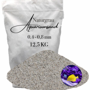 Aquariumsand Aquariumkies 0,4-0,8mm Aquariensand Aquarienkies Bodengrund grau