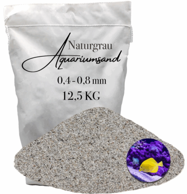 Aquariumsand Aquariumkies 04 08mm Aquariensand Aquarienkies Bodengrund grau 145905391481