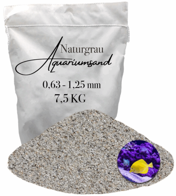 Aquariumsand Aquariumkies 063 125 mm Aquariensand Aquarienkies Bodengrund grau 145903811811
