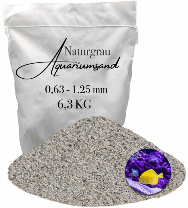 Aquariumsand Aquariumkies 063 125 mm Aquariensand Aquarienkies Bodengrund grau 145905454131