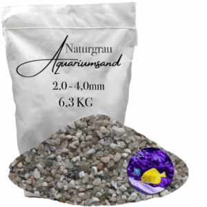 Aquariumsand Aquariumkies 20 40 mm Aquariensand Aquarienkies Bodengrund grau 145905442951