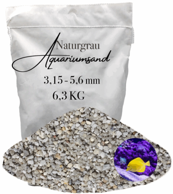 Aquariumsand Aquariumkies 315 56 mm Aquariensand Aquarienkies Bodengrund grau 145905441851